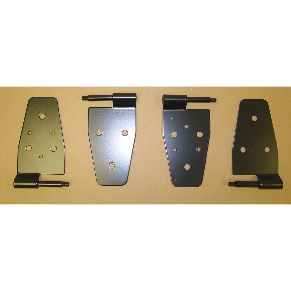 Door Hinge Kit Black 1987-2006 Jeep TJ Wrangler By Rugged Ridge