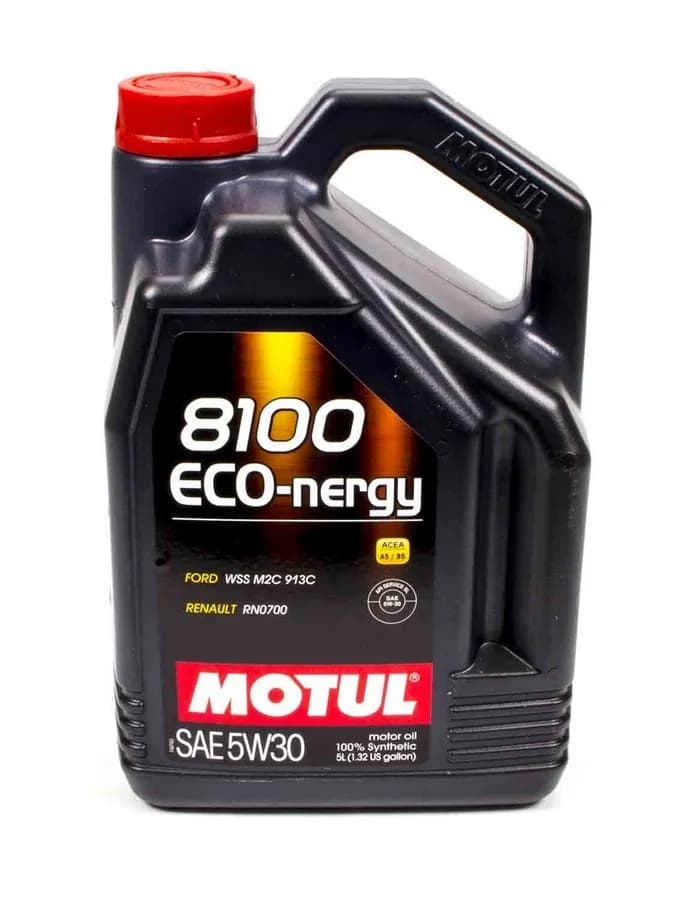 Motul 8100 ECO-NERGY 5W/30, 100% Synthetic Engine Oil,1.3 gal.