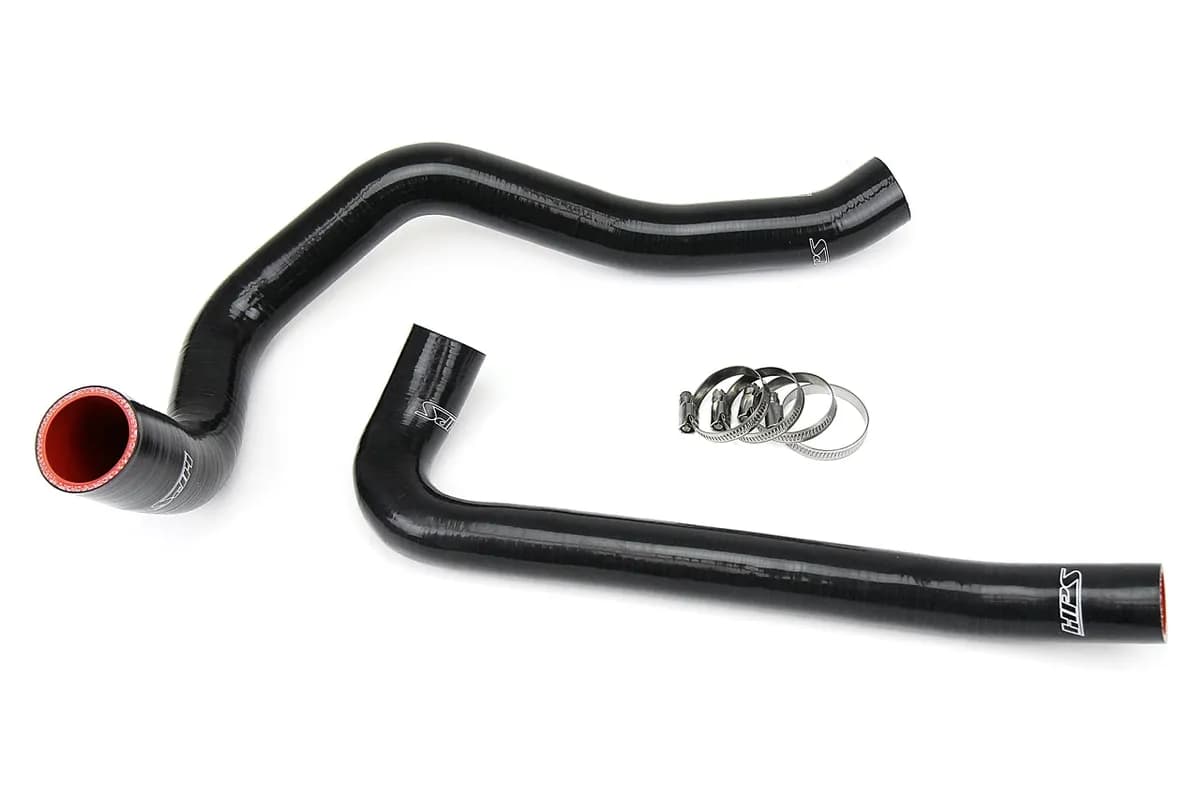 Hps Performance 57-1299-Blue High Temp 3-Ply Reinforced Silicone,replace OEM Rubber Radiator Coolant Hoses