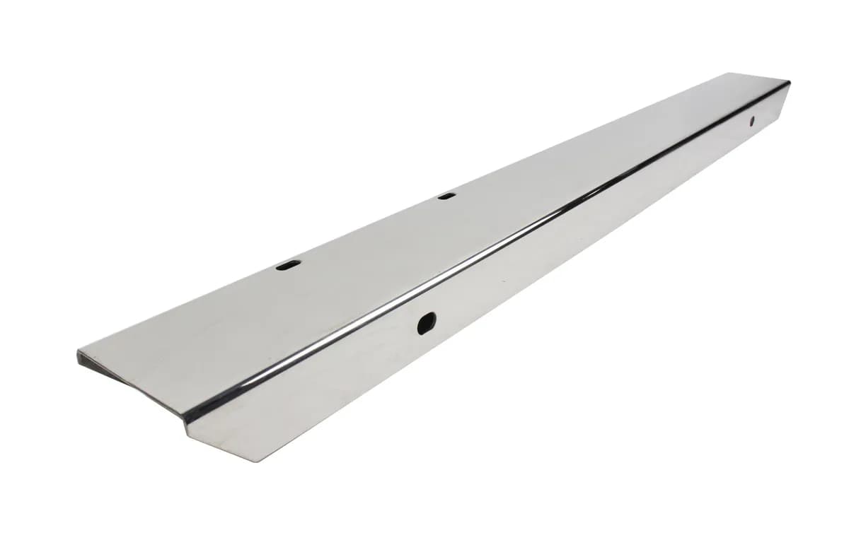 Jeep CJ 42 Inch Front Bumper Without Holes 45-86 CJ Polished Silver Kentrol