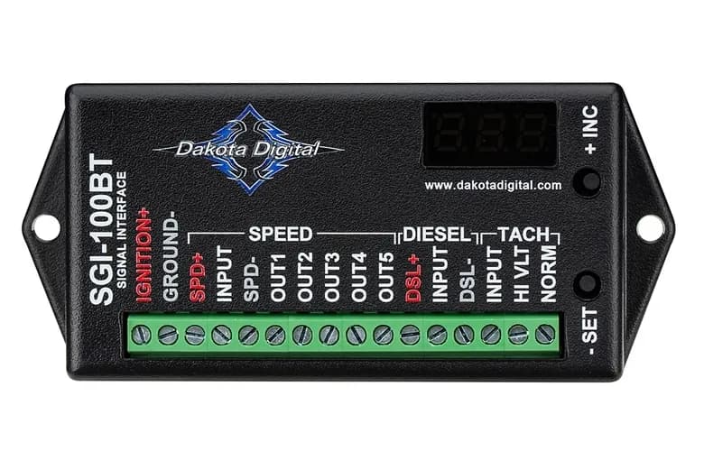 Speed Tach And Diesel Signal Interface Bluetooth