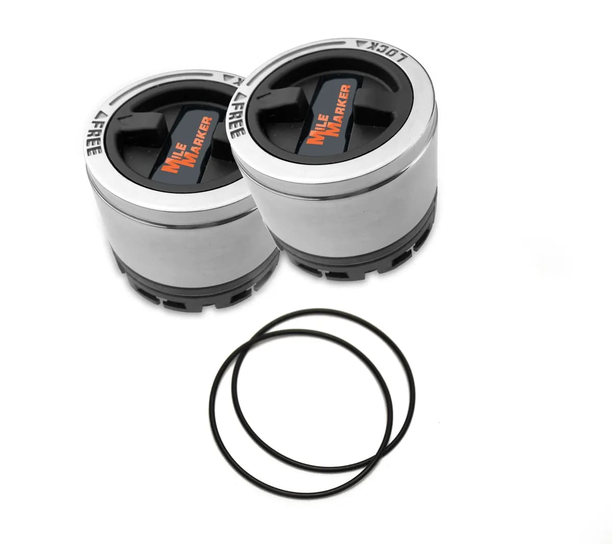 Ford/Mazda Street Master Manual Hub 27 Spline Internal Mount Chrome For Ranger/B Series Mile Marker