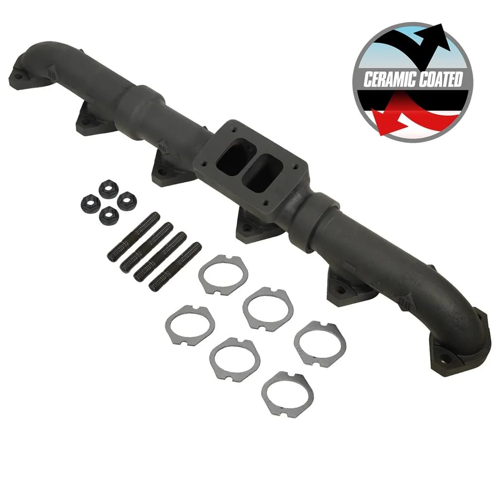 bd Diesel 1048002 Cat t6 Ceramic Coated Exhaust Manifold/Cat 3406e 93-98/C15 Non-Acert 99-03