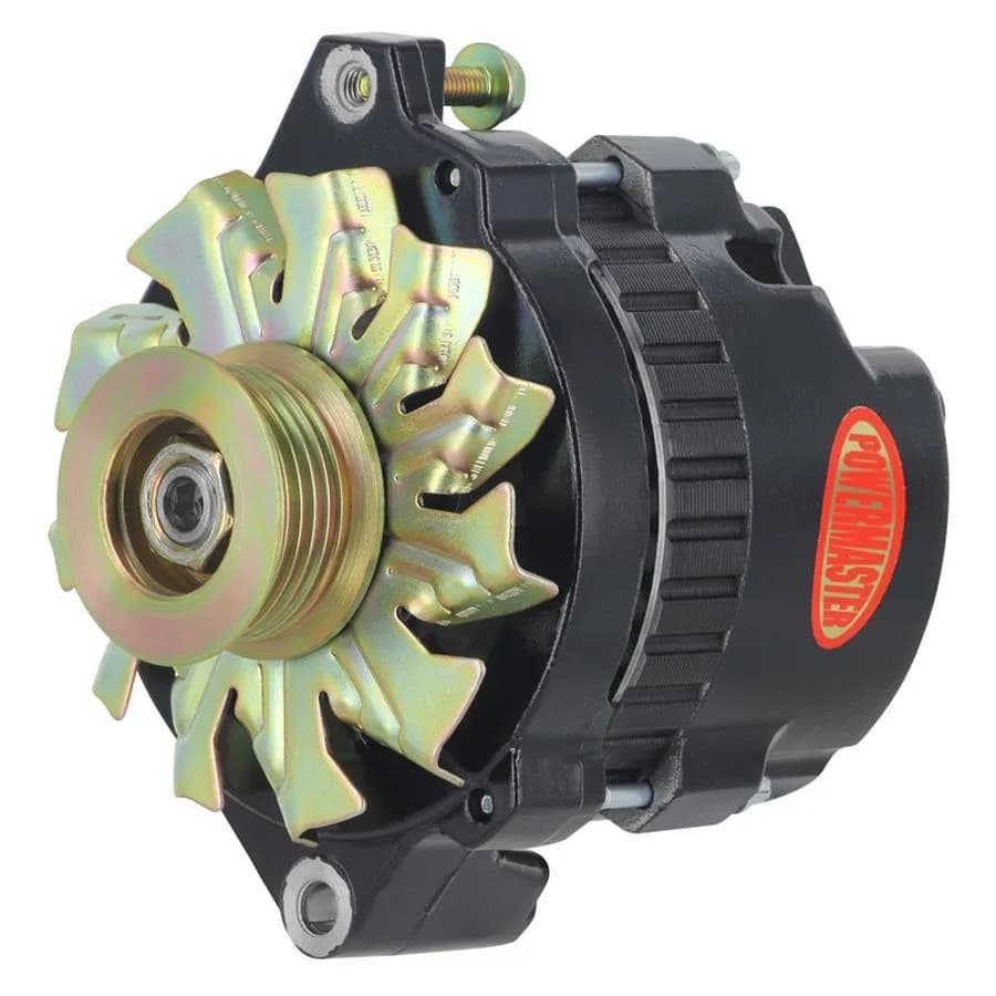 XS Volt™ Hi Amp Alternator; CS130; Straight Mount; 140 Amp; 95 Idle; 6 Groove Pulley; Black;