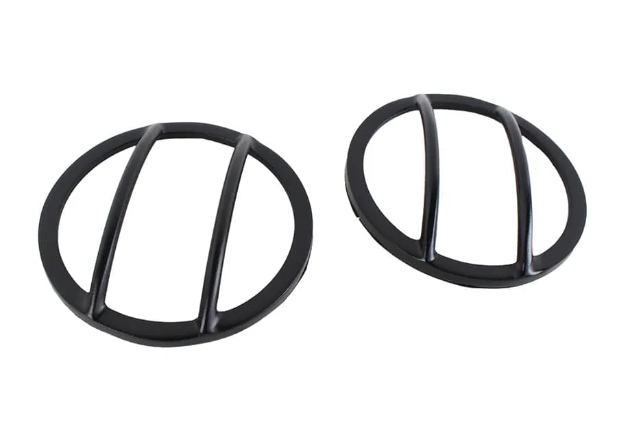 Jeep JK Front Marker Covers Pair 07-18 Wrangler JK Powdercoat Black Kentrol