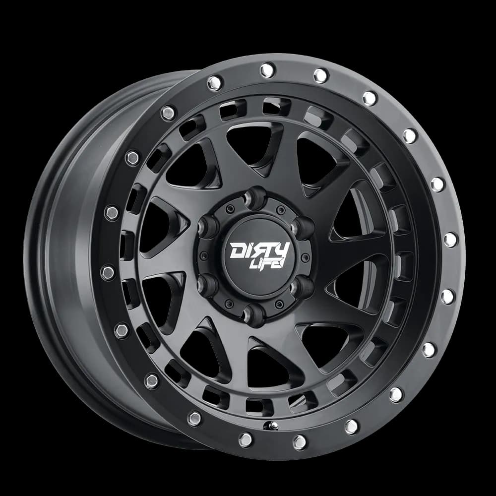 Dirty Life 9311 Enigma Pro Series Wheel, 17x9 5x5 -38mm - Matte Black - JT/JL/JK