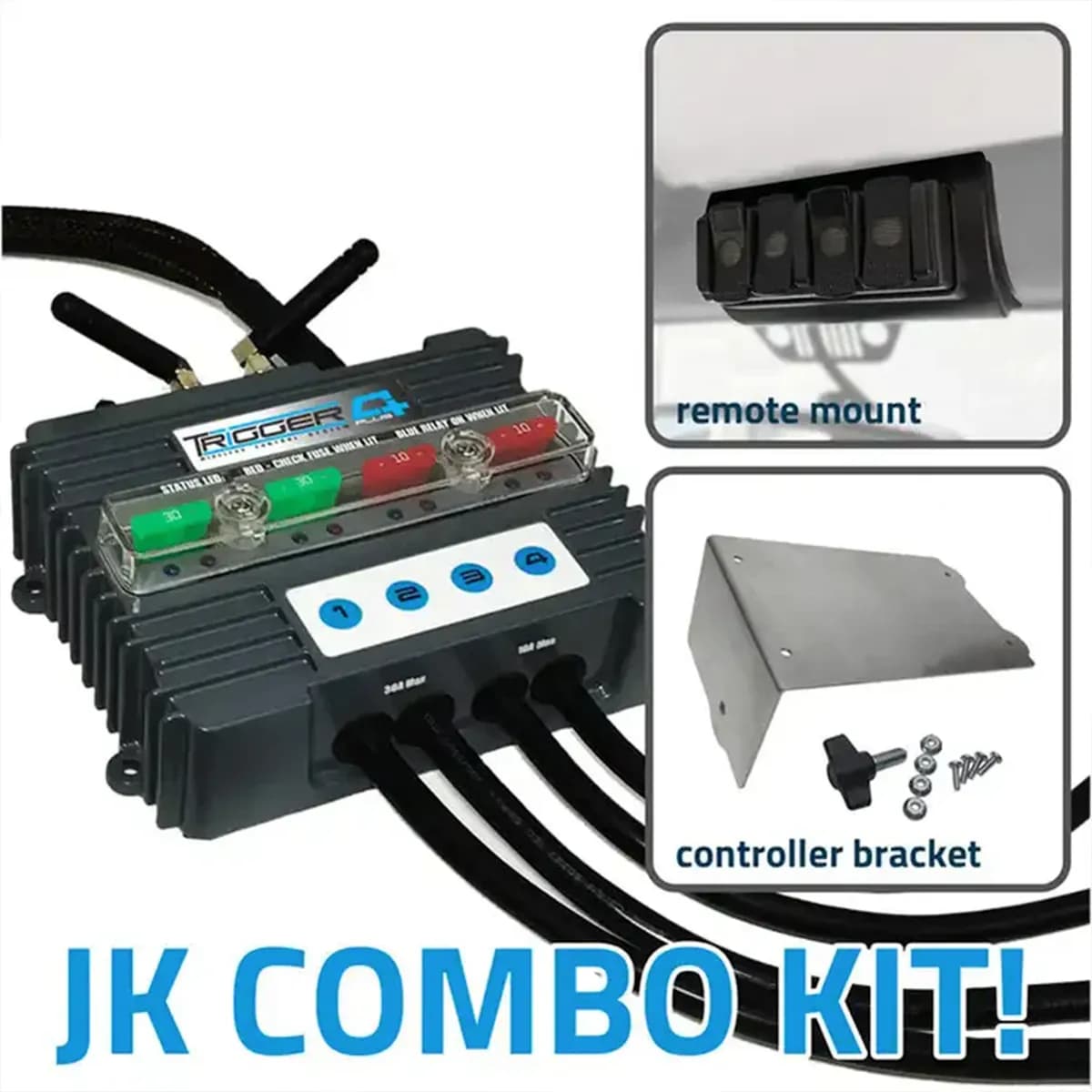 0718 Wrangler JK Trigger 4 Plus Wireless Accessory Control System Combo Kit