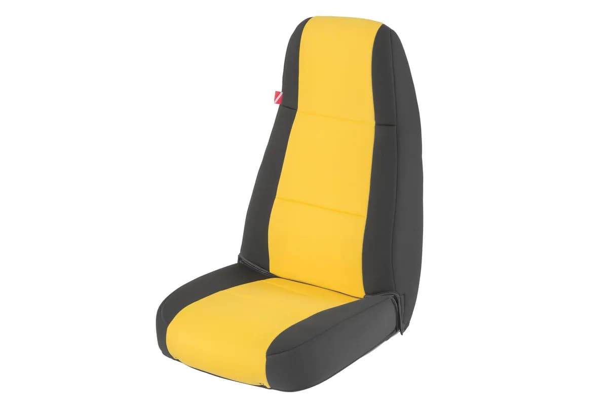 Jeep Wrangler Neoprene Seat Covers for 1991 Jeep Wrangler YJ Yellow Diver Down