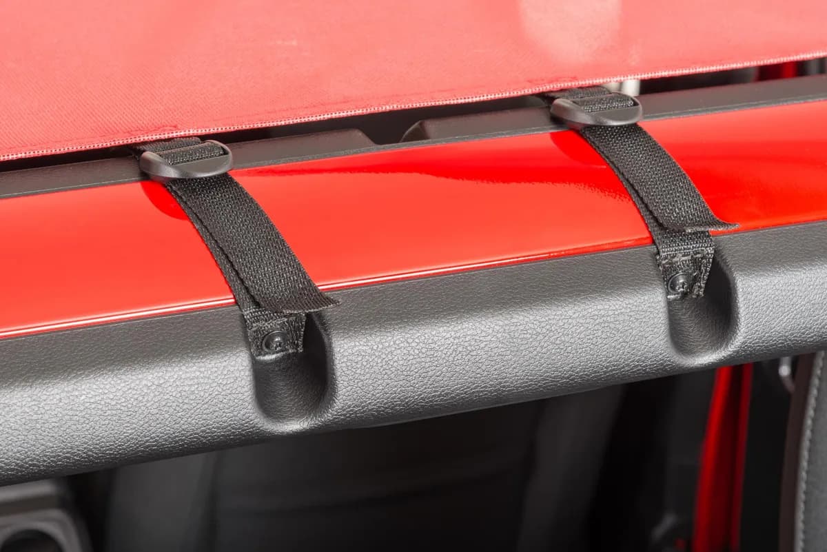 ShadeMaker Freedom Mesh Bimini Top 18-2023 JL Jeep Wrangler 2 & 4 Dr & Gladiator Red