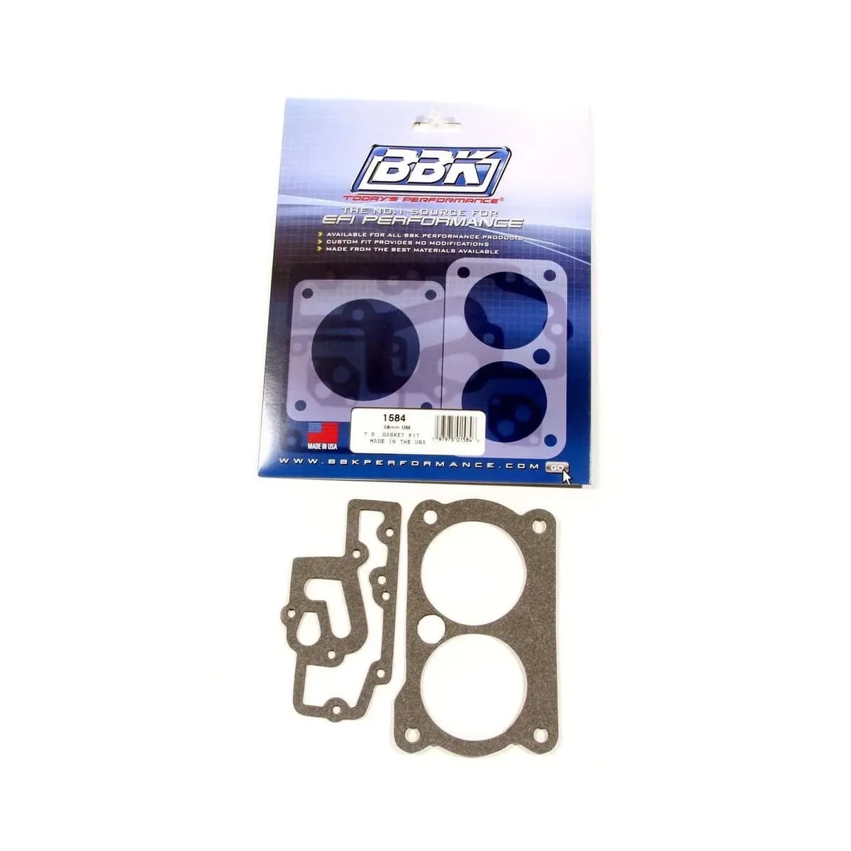 Bbk Performance Parts 1584 Throttle Body Gasket Kit gm Twin 58mm For #1536-1539-1542-1544