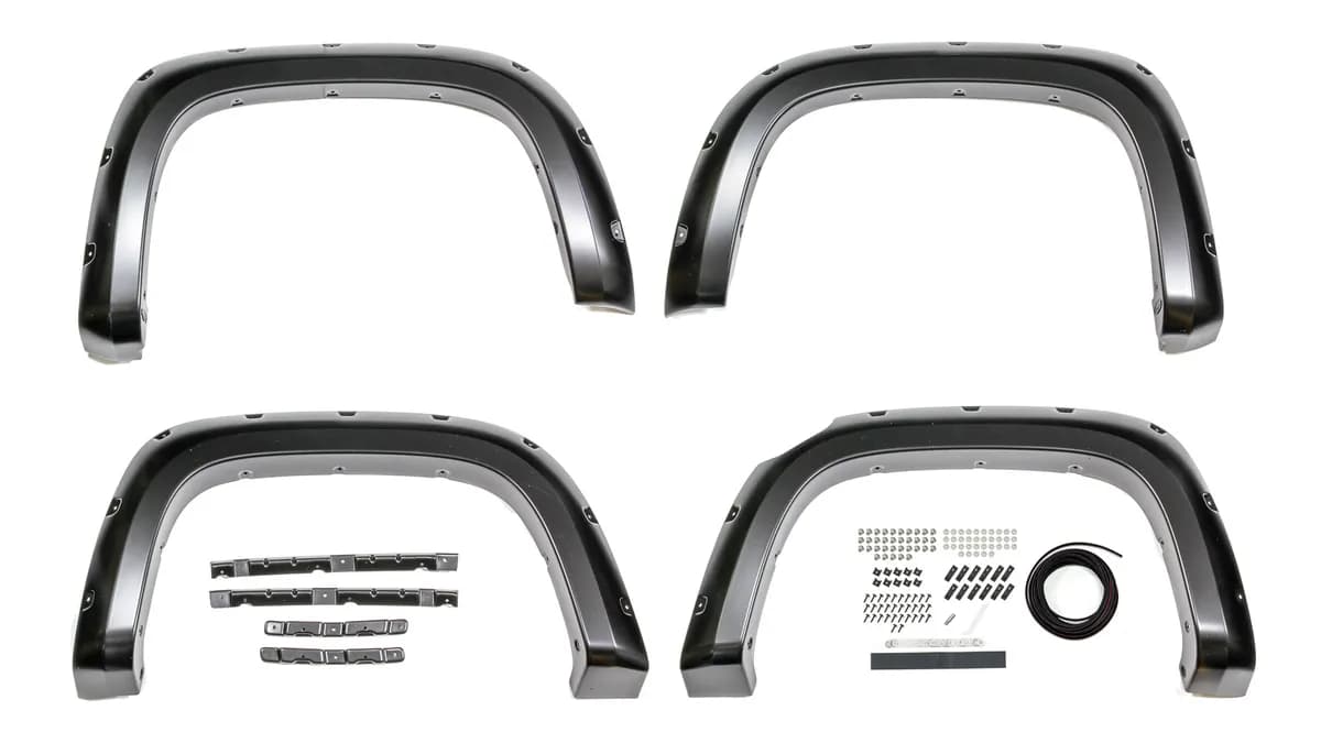 Chevrolet Pocket Style Fender Flare - Set of 4 - OE Matte Black