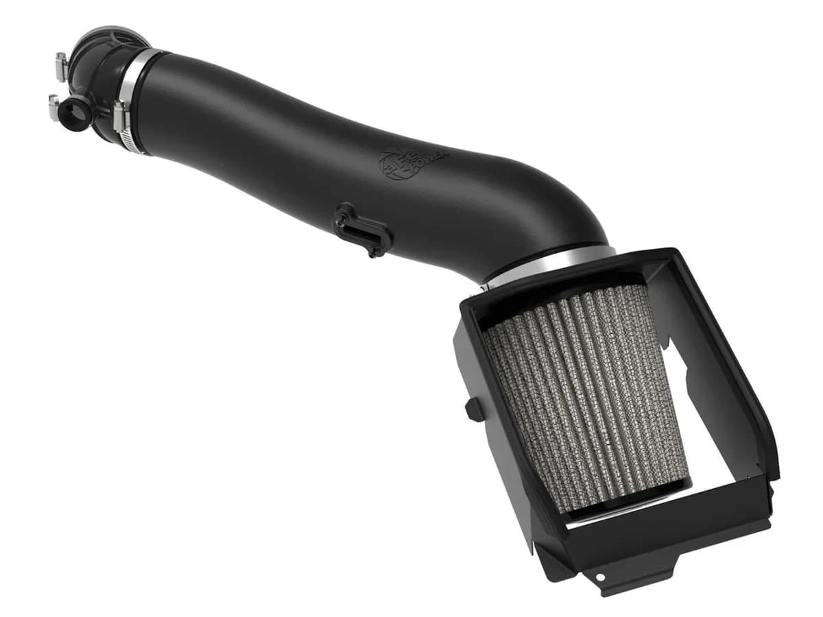 aFe POWER Rapid Induction Cold Air Intake System w/ Pro DRY S Filter - 2020-23 JL / 2021-23 JT Diesel