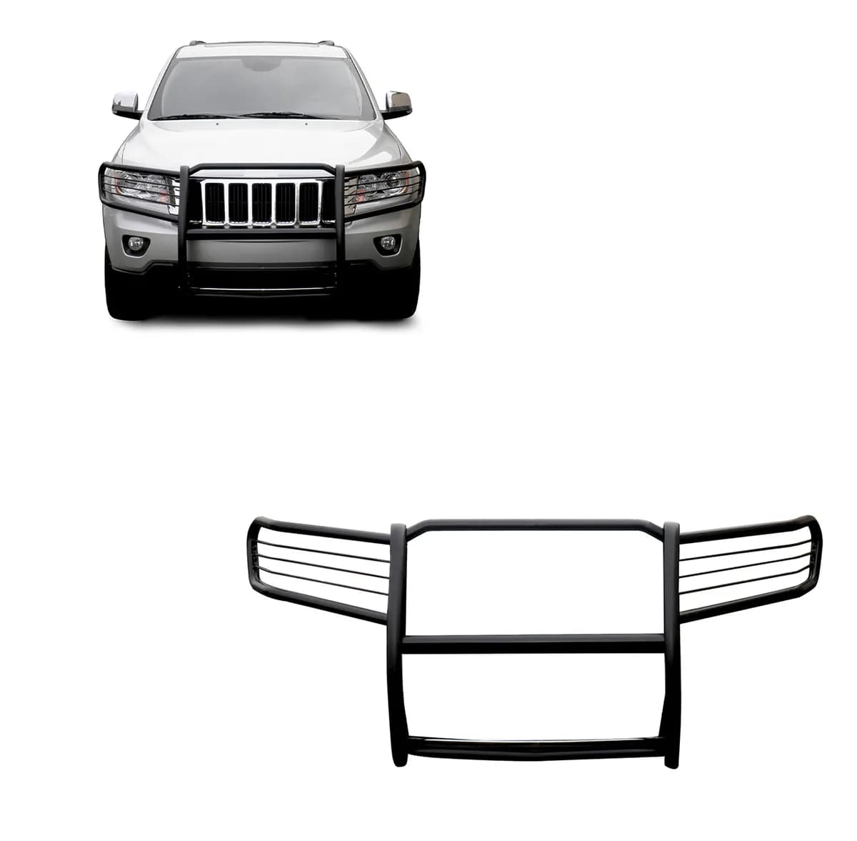 1121 Grand Cherokee Grille Guard Modular Black