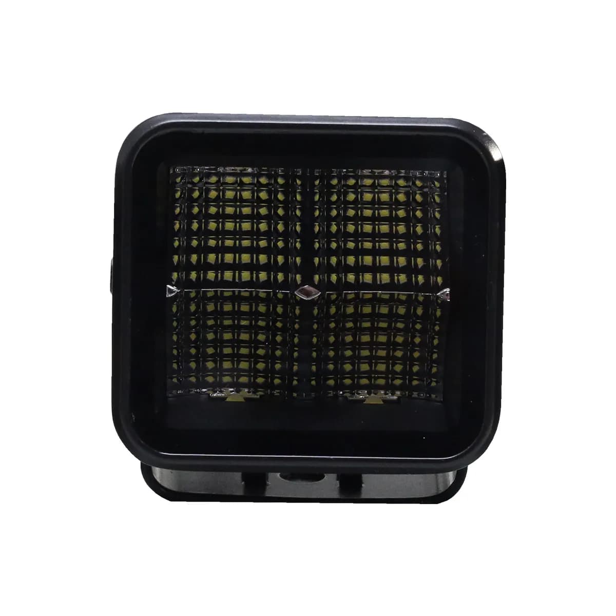 20-Watt 2,000lm Roadrunner SAE Compliant Ip67 Cube Aux Light With Flood Melt Temp Control System And Frameless Construction