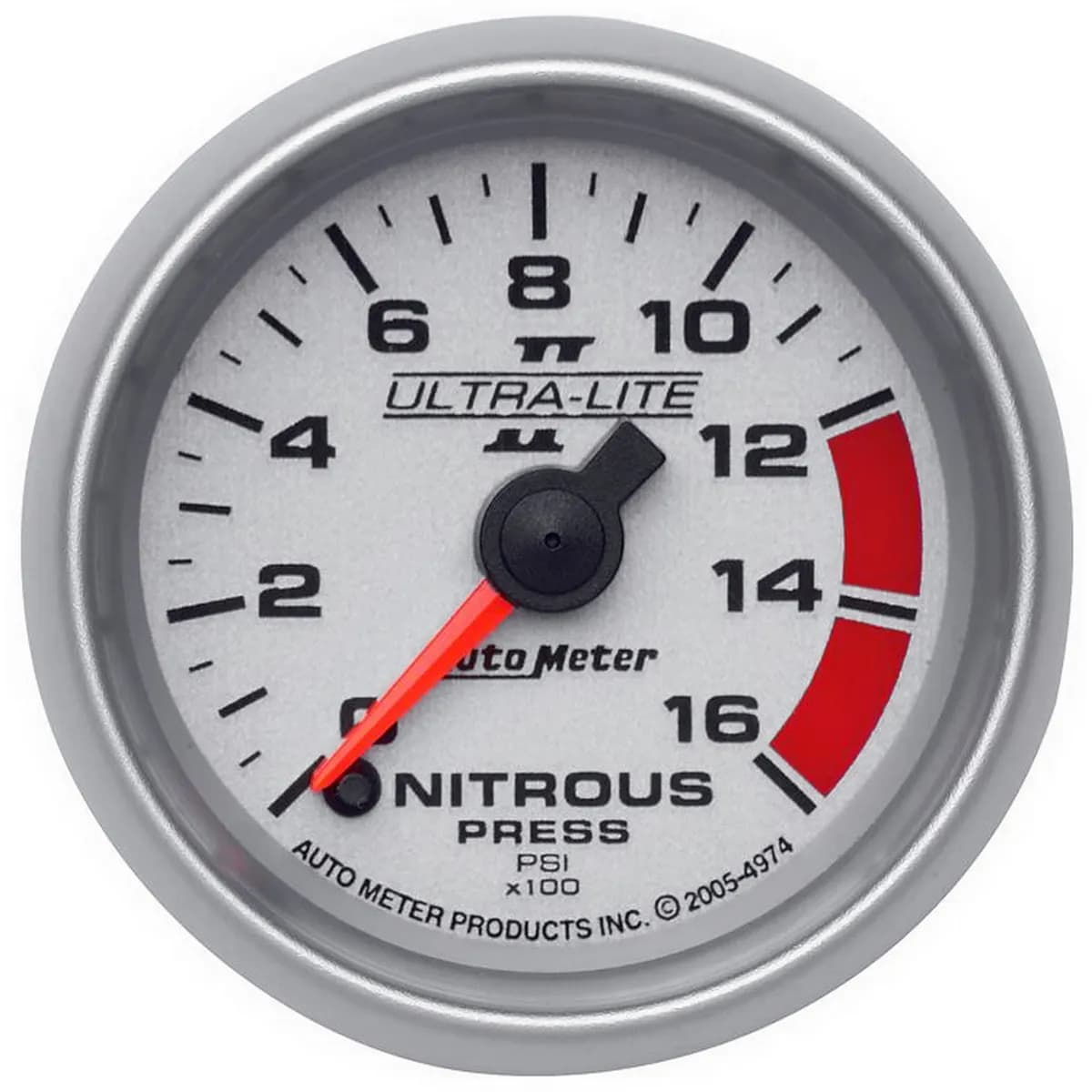 Gauge, Nitrous Pressure, 2 1/16", 1600psi, Digital Stepper Motor, Ultra-Lite II