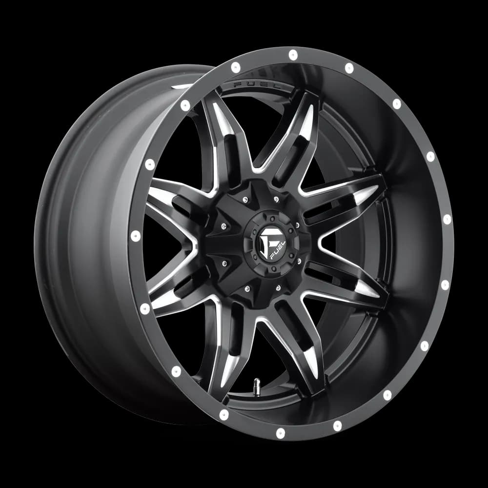 Lethal 15x10 5x114.305x120.65 Gloss Black Milled -43 mm