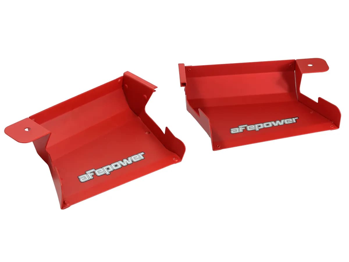 Magnum FORCE Intake System Scoops; BMW 3-Series (E9x) 07-13 L6-3.0L non-turbo (Red)