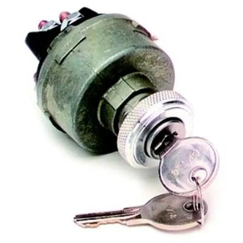 Universal Ignition Switch; Dash Mounted Ignition Switch w/Two Keys;