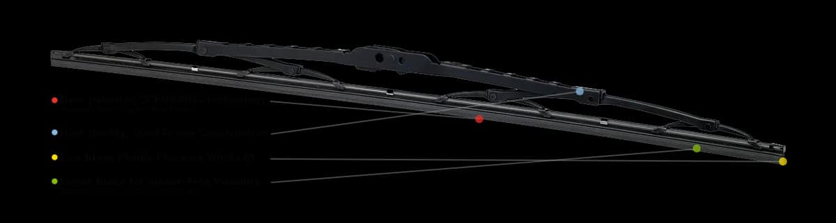 Scrubblade - 24 610mm Heavy Duty Wiper Blade - SB2400