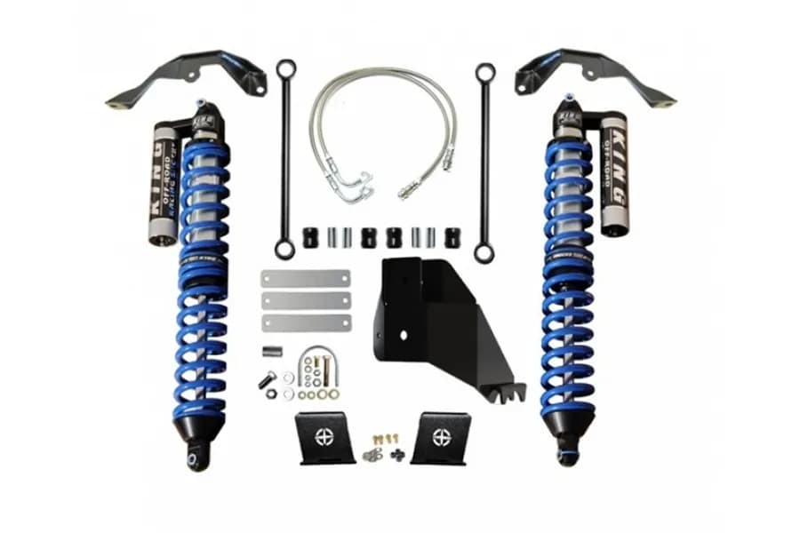 EVO Manufacturing Rear Bolt On Coilover Kit W/Adjusters - Black - JT