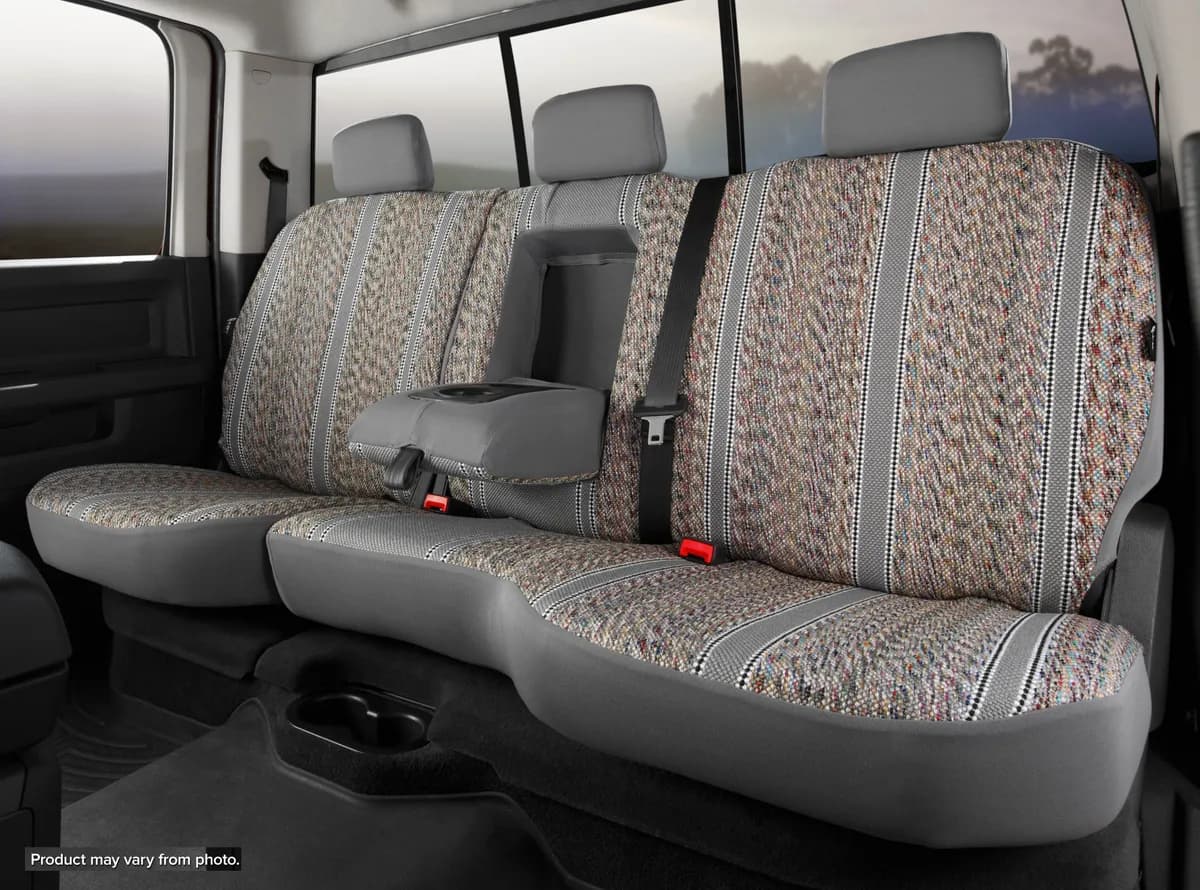 FIA TR48-2 GRAY TR40 Series - Wrangler Saddleblanket Custom Fit Front Seat Cover - Gray