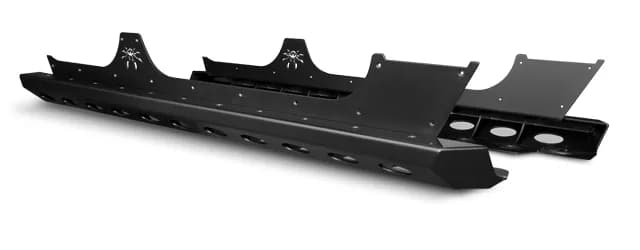 Poison Spyder Steel Brawler Rockers Rock Sliders - Black - JK 4dr