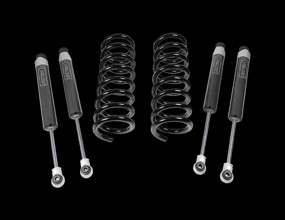 19c Dodge/Ram 3500 4WD 1.5in Spring Leveling With Falcon 1.1 Monotube Shocks