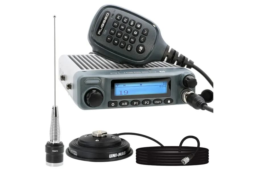 Rugged Radios Radio Kit - g1 Adventure Series Waterproof Gmrs Mobile Radio w/ Antenna