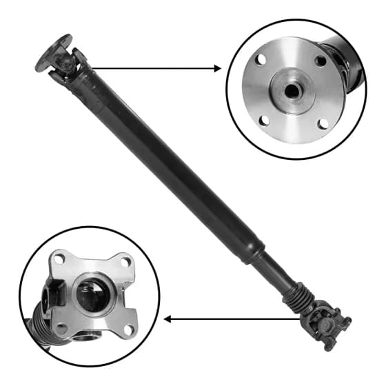 Usa Std Driveshaft 2005 To 2010 Grand Cherokee & Comm&Er, 39.6 Inch Flange To Flange USA Standard