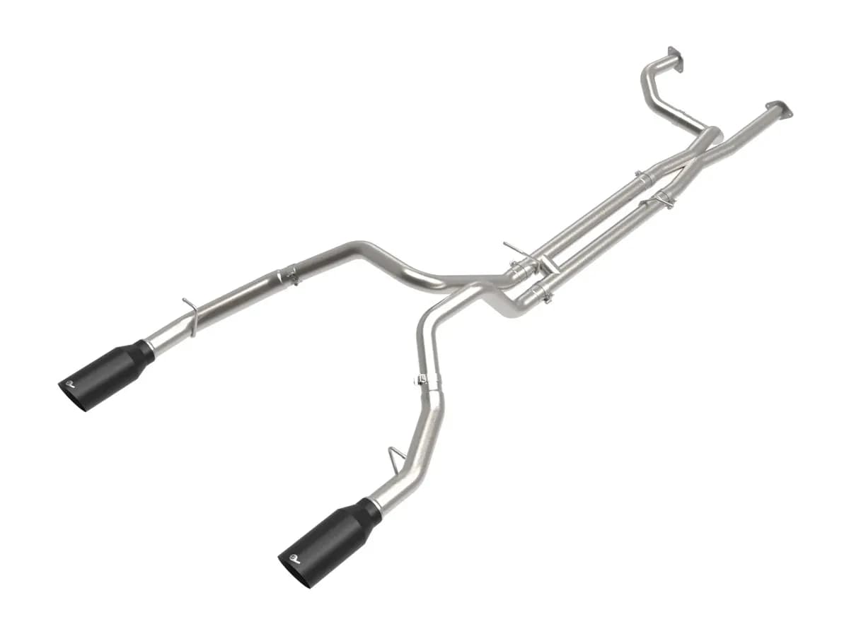 Vulcan Series 3 IN 304 Stainless Steel Cat-Back Exhaust System w Black Tip RAM 1500 TRX 2021 V8-6.2L sc