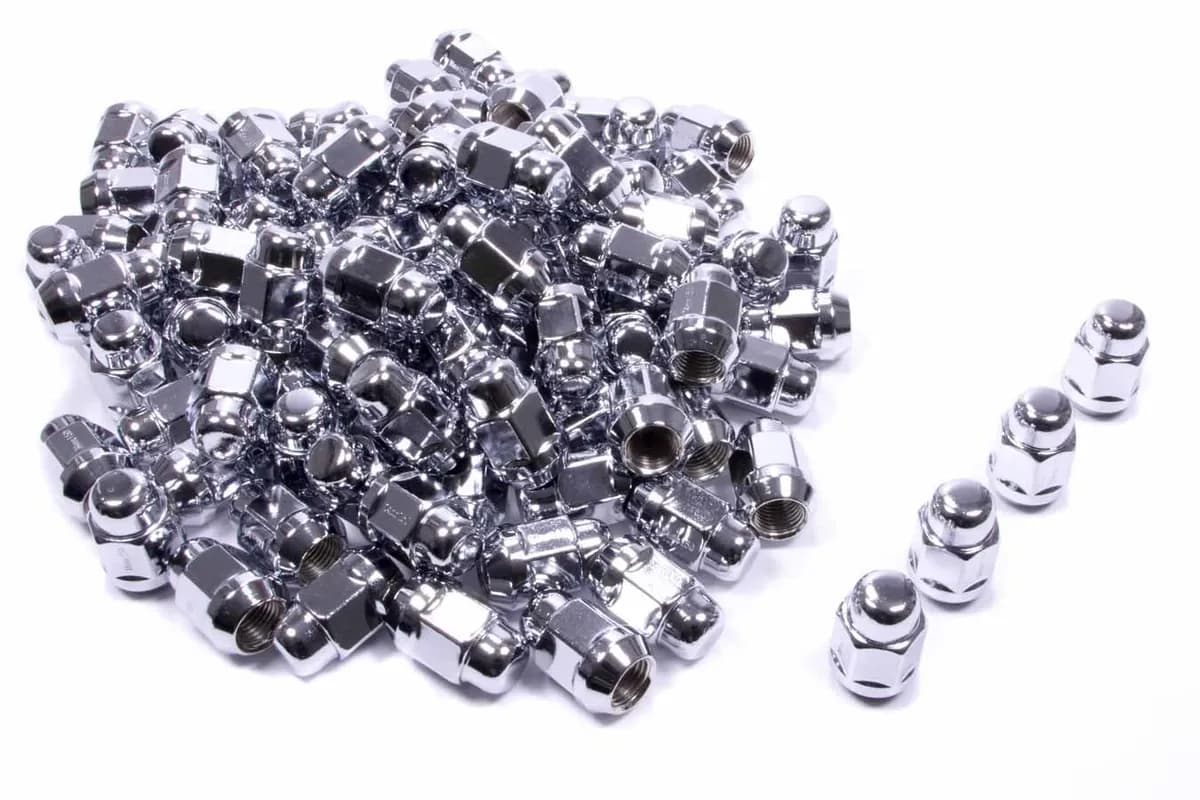 Acorn Bulge Lug Nut 13/16" Hex 14mmx1.50 Chrome Bulk 91148