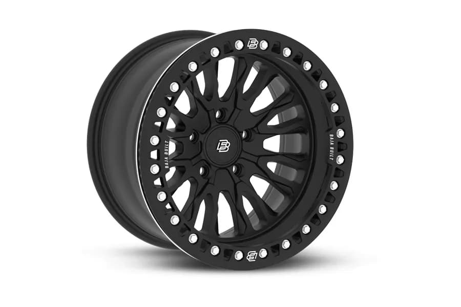 Baja Built RENEGADE Cast Beadlock Wheel 17x9 5x5 -38mm - Black - JT/JL/JK