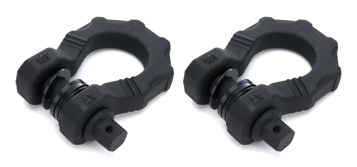 Mile Marker 10T BLACK SHACKLE (Set of 2 with box)