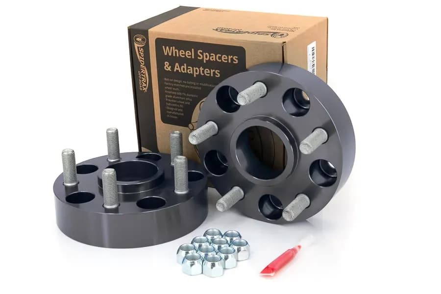 "Spidertrax Jeep 5 on 5"" x 1-3/4"" Thick Gray Wheel Spacers (Pair)"