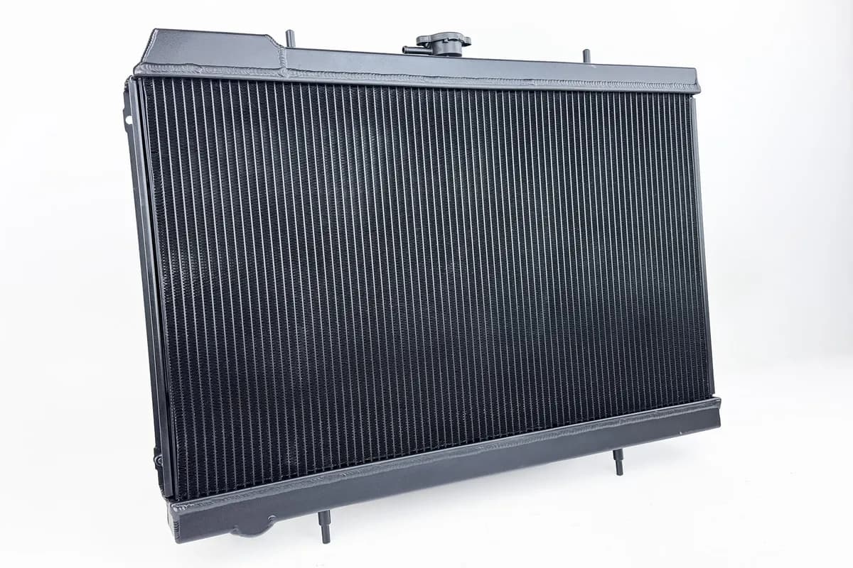 CSF Cooling - Racing & High Performance Division 7229B R32 Skyline GT-R/GTS High-Performance All-Aluminum Radiator - Black