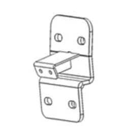 Go Rhino D64299TK - Dominator Xtreme D1,,D2, D6, DSS, DT Side Steps - Mounting Brackets Only - Textured Black