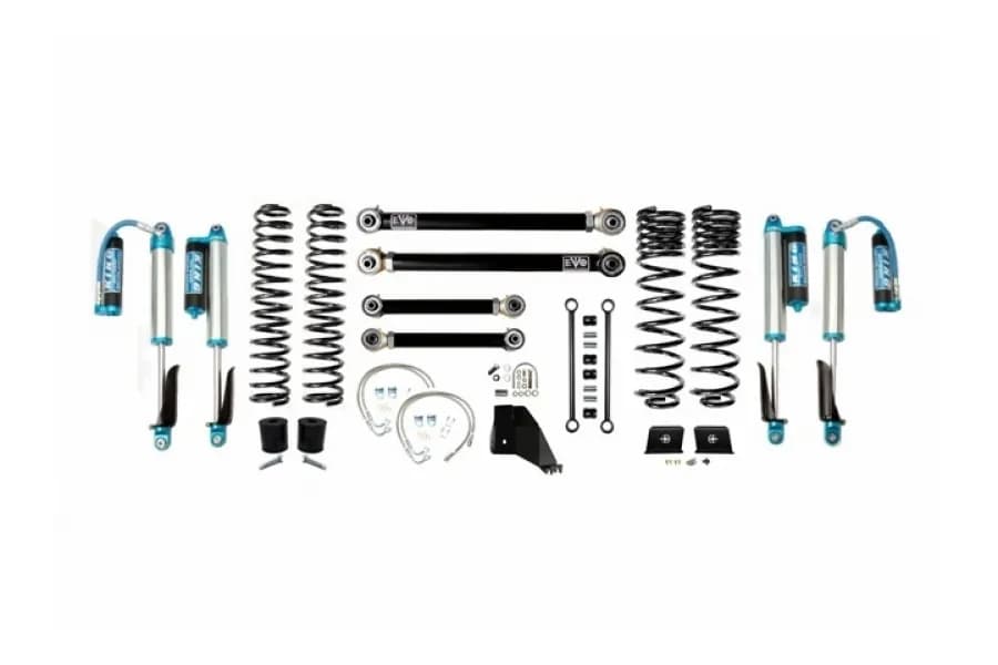 EVO Manufacturing 4.5in Enforcer Stage 3 Lift Kit w/ Evo Spec 2.5 King Shocks - JT