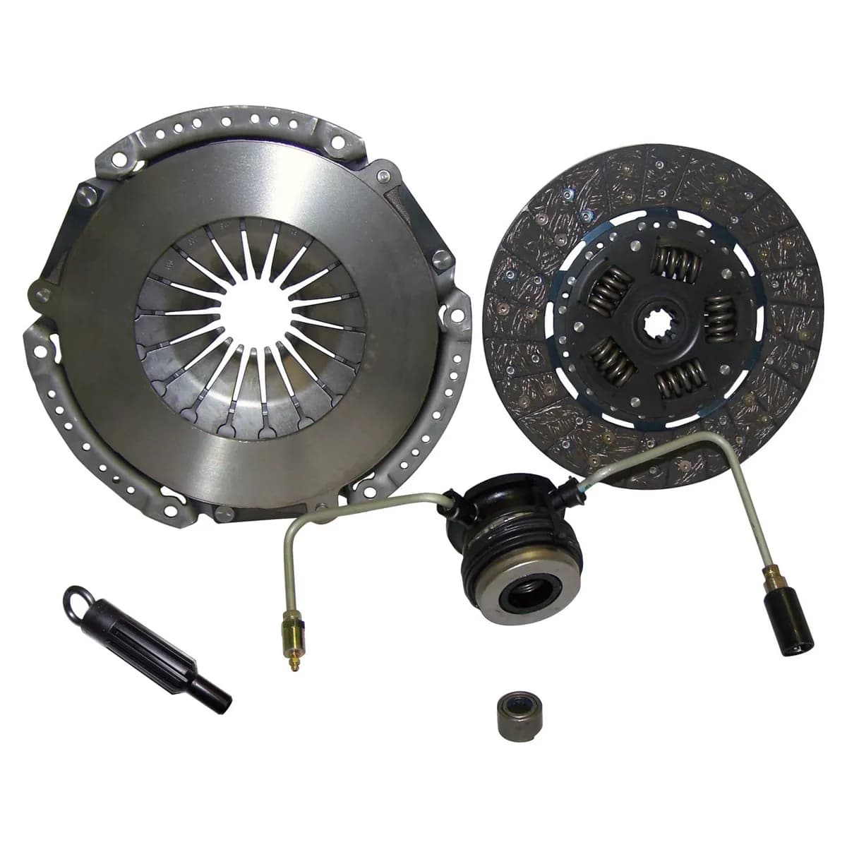 1989-1990 XJ Cherokee MJ Comanche w/ 4.0L Engine;1989-1990 YJ Wrangler w/ 4.2L Engine;w/ AX15 Transmission; Includes Cover Assembly Disc Clutch Control Kit Pilot Bearing & Alignment Tool