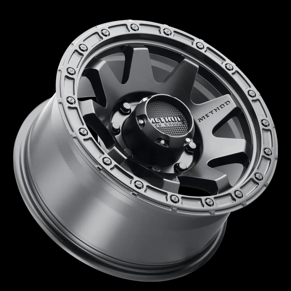 Aluminum Wheels 18x9 MR317 Bolt Pattern 8 On 180 Offset 18 Lip Size 0.83 Matte Black MB Method