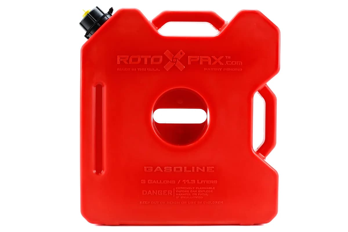 Roto Pax 3 Gal Gasoline Red