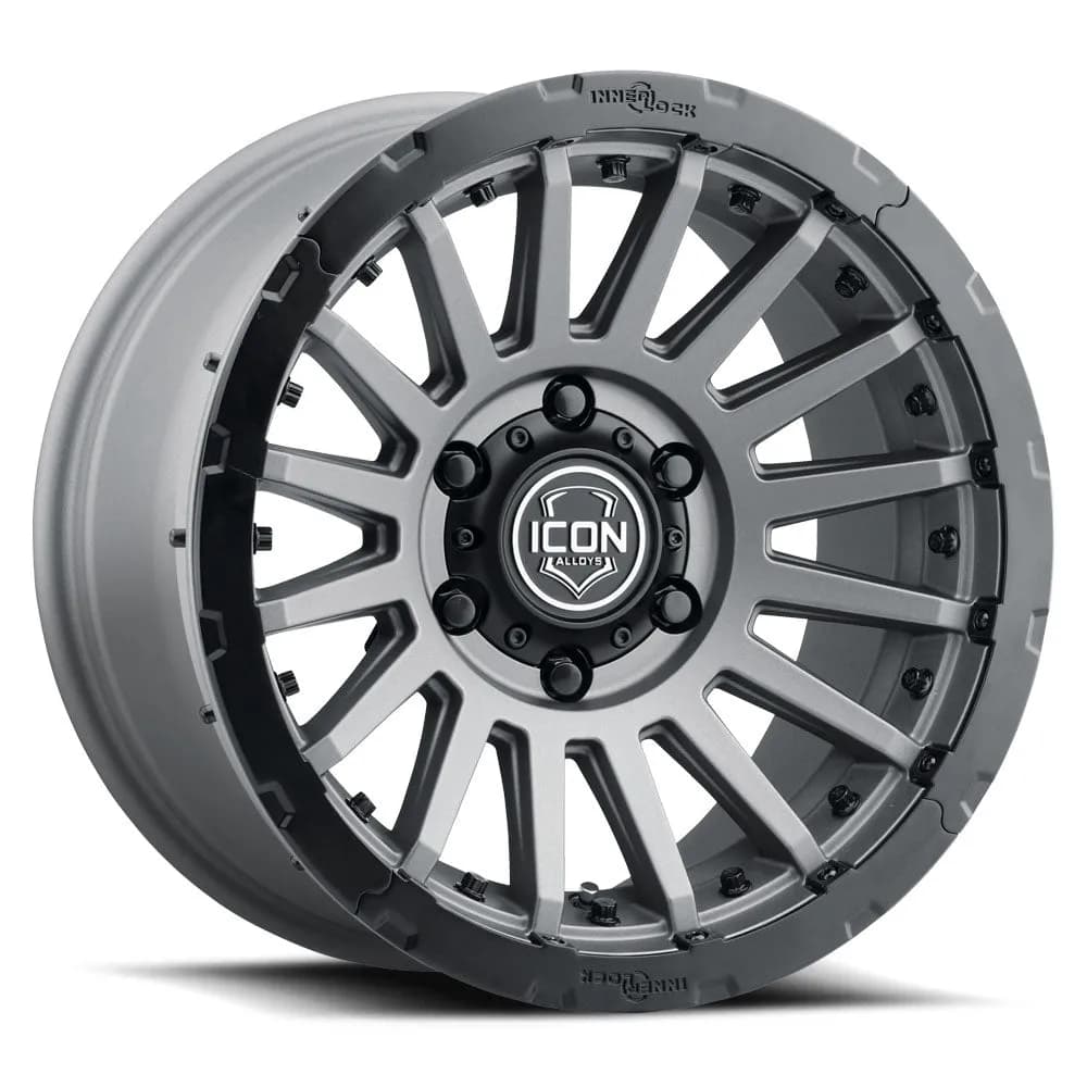 Icon Alloys Recon Pro Charcoal 18 x 9 / 8 x 170 / 6mm / 5.25 bs 23618908152ch
