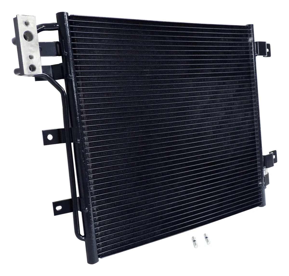 A/C Condenser & Transmission Cooler For 1218 Jeep JK Wrangler w/ 3.0l 3.6l Eng