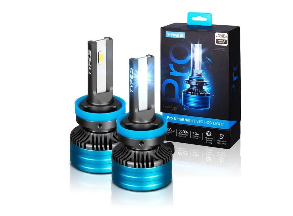 Pro Ultrabright LED Fog Light Set - h8 / h9 / H11 / H16