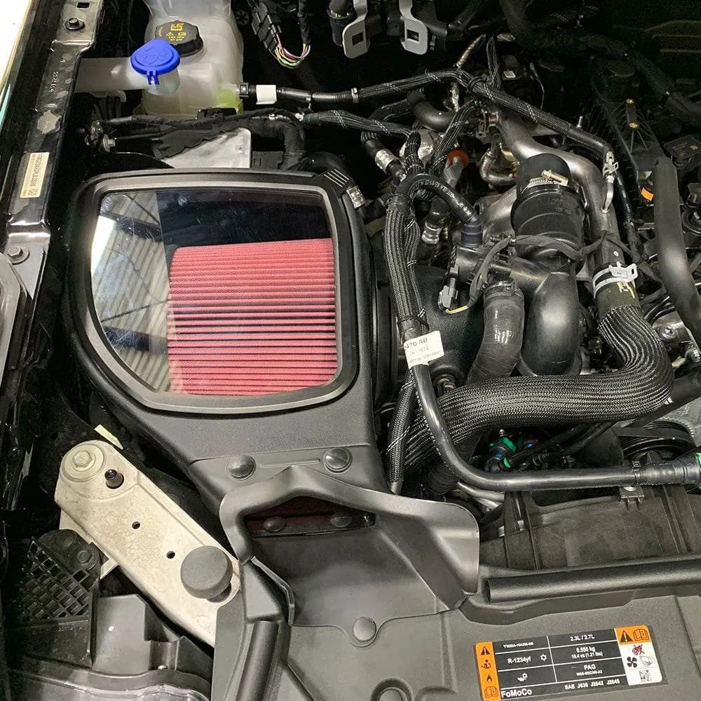 Cold Air Intake For 21-23 Ford Bronco 2.3L Dry Extendable Filter SB