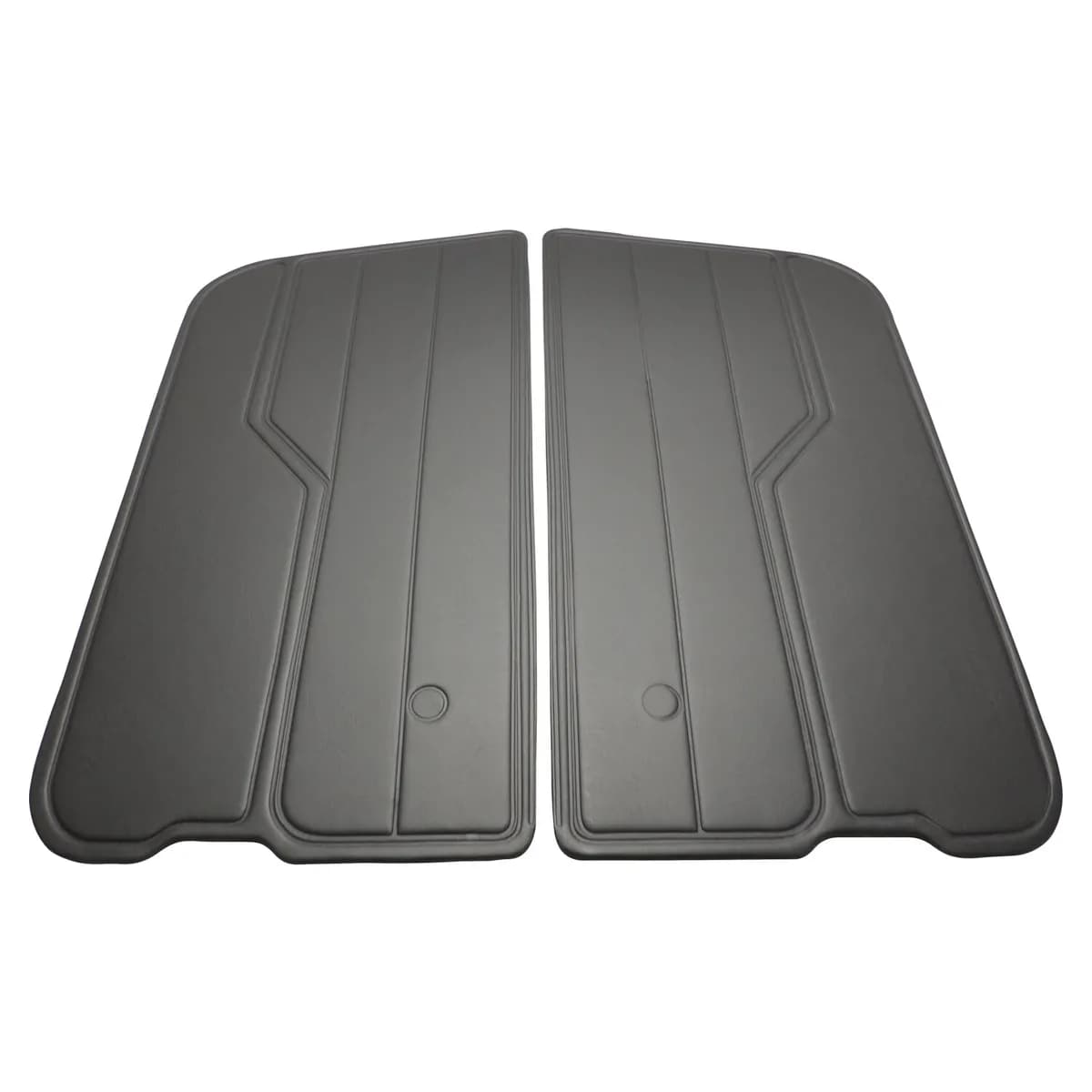 Door Panel Set; Pair; Charcoal;