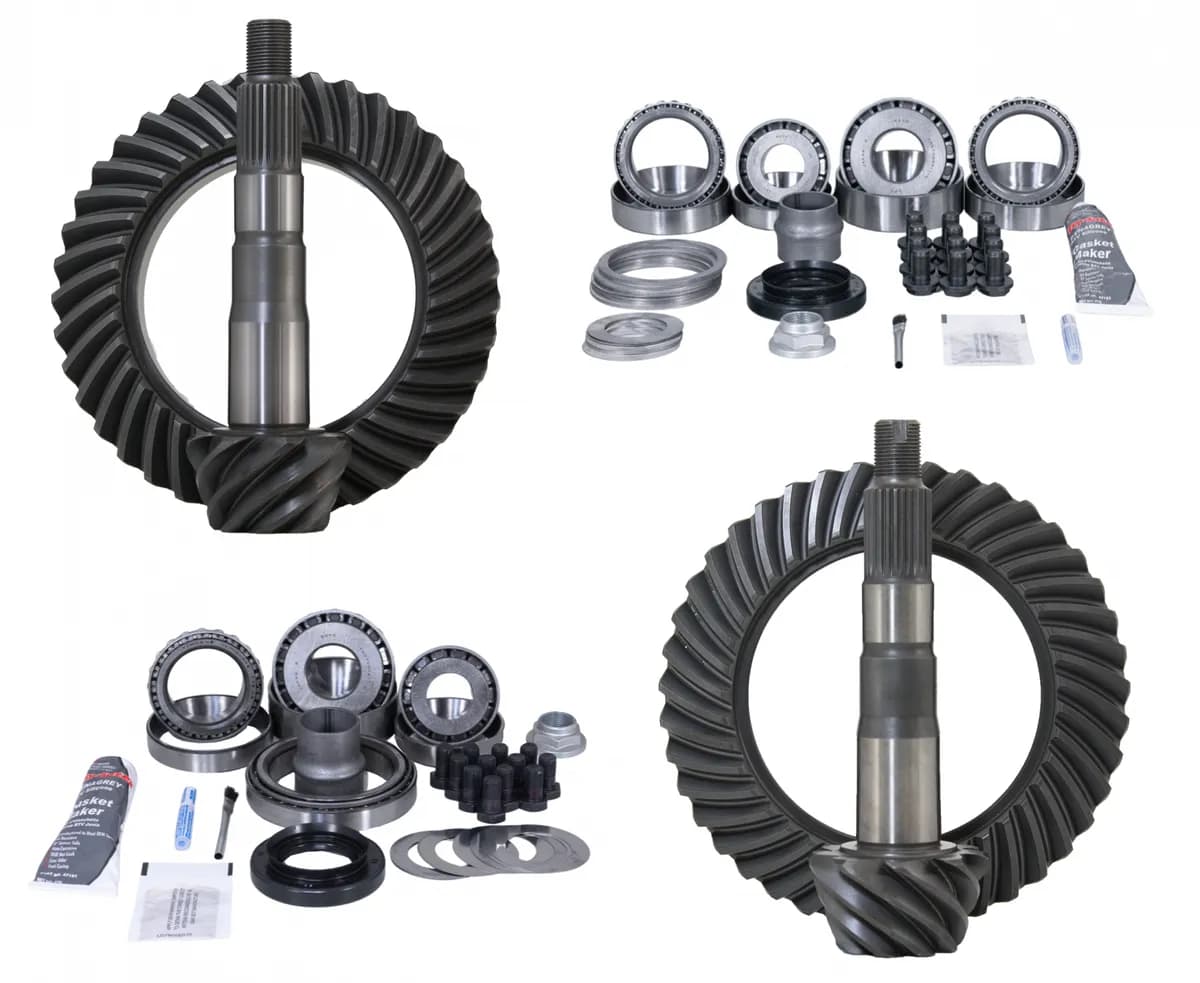 Toyota 4cyl IFS 86-89 Gear Package 87.5 with 4.88 Front and Rear Gears and Koyo Master Kits