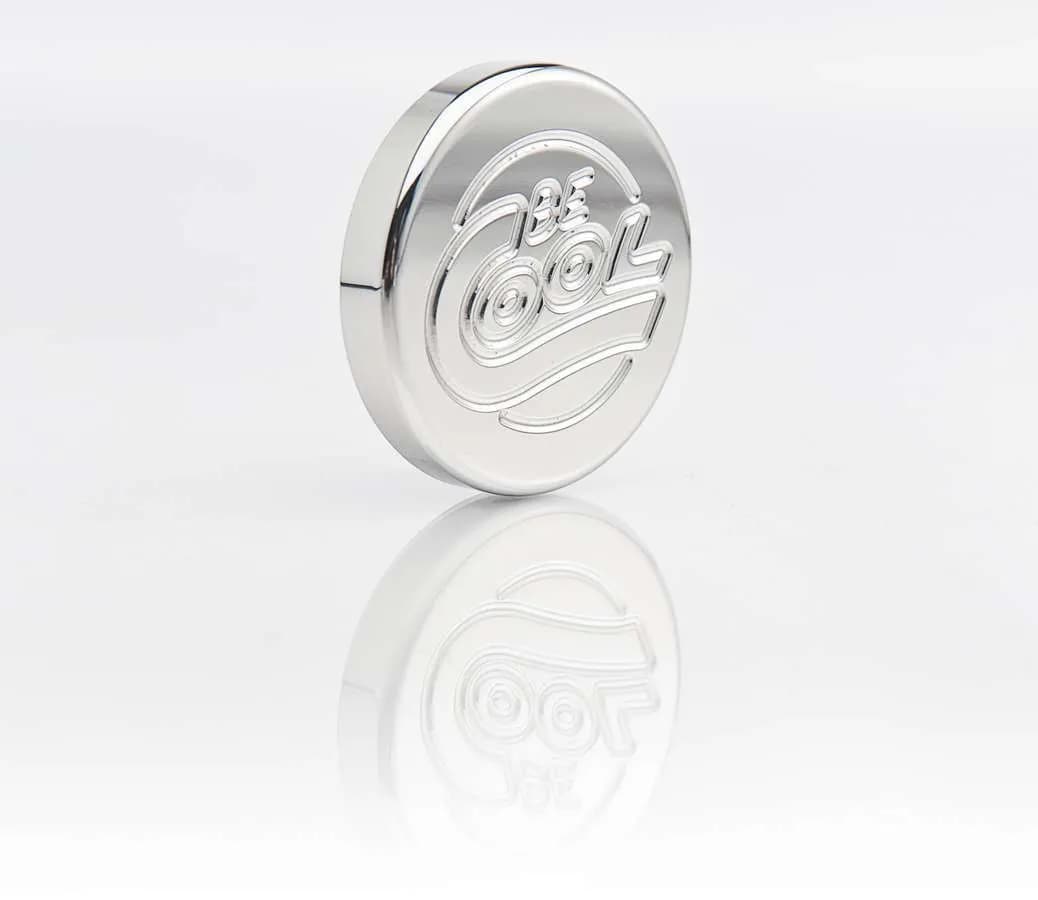 Polished Finish Round-Style Billet Radiator Cap Be Cool Radiator