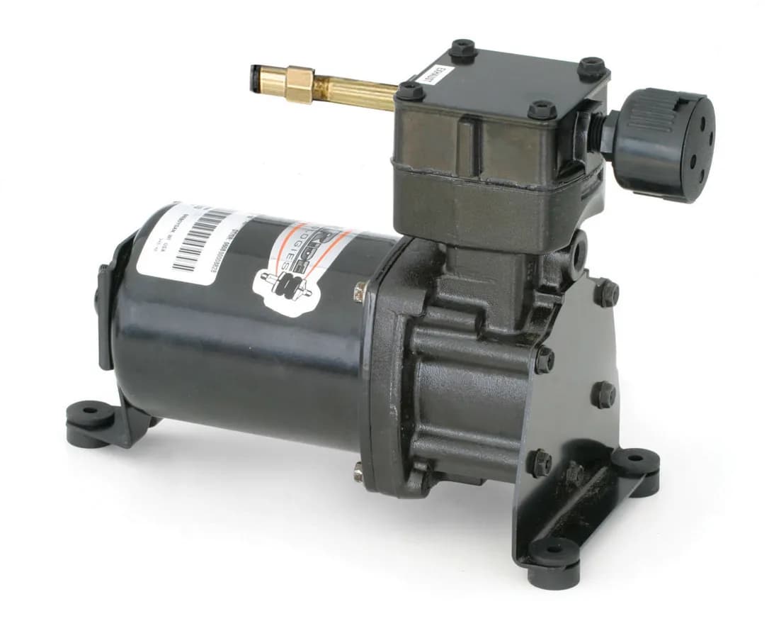Thomas Air Compressor Model 319 Mounting Clamp Air Fittings And Fuse Holder W/ 20 Amp Fuse Ridetech
