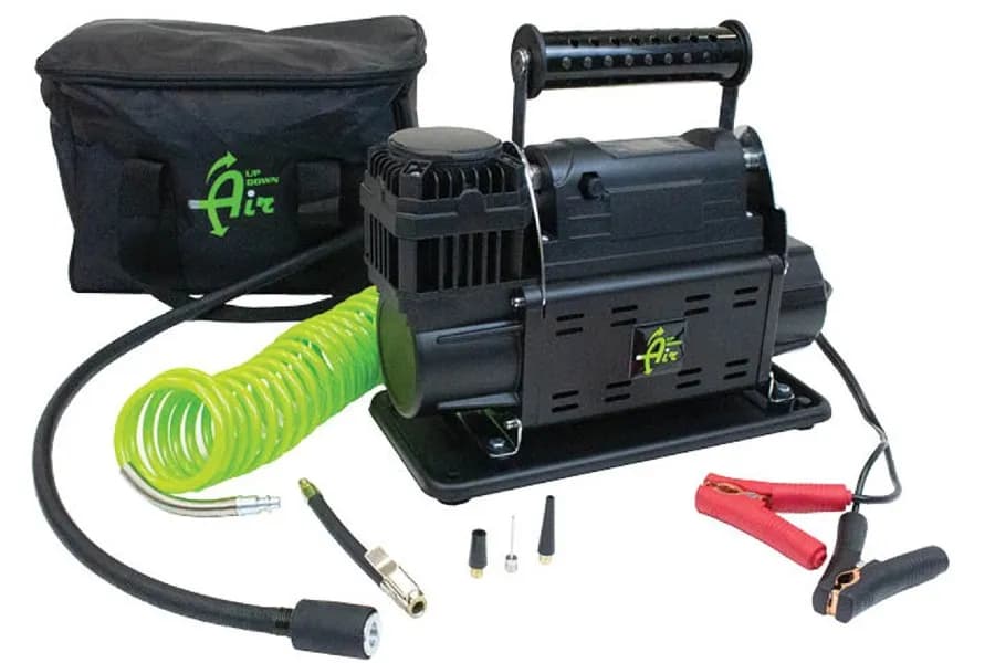 EGOI Portable Air Compressor System 7.0 CFM With Digital Control Panel, Storage Bag, Hose & Attachments Single Motor Up Down Air