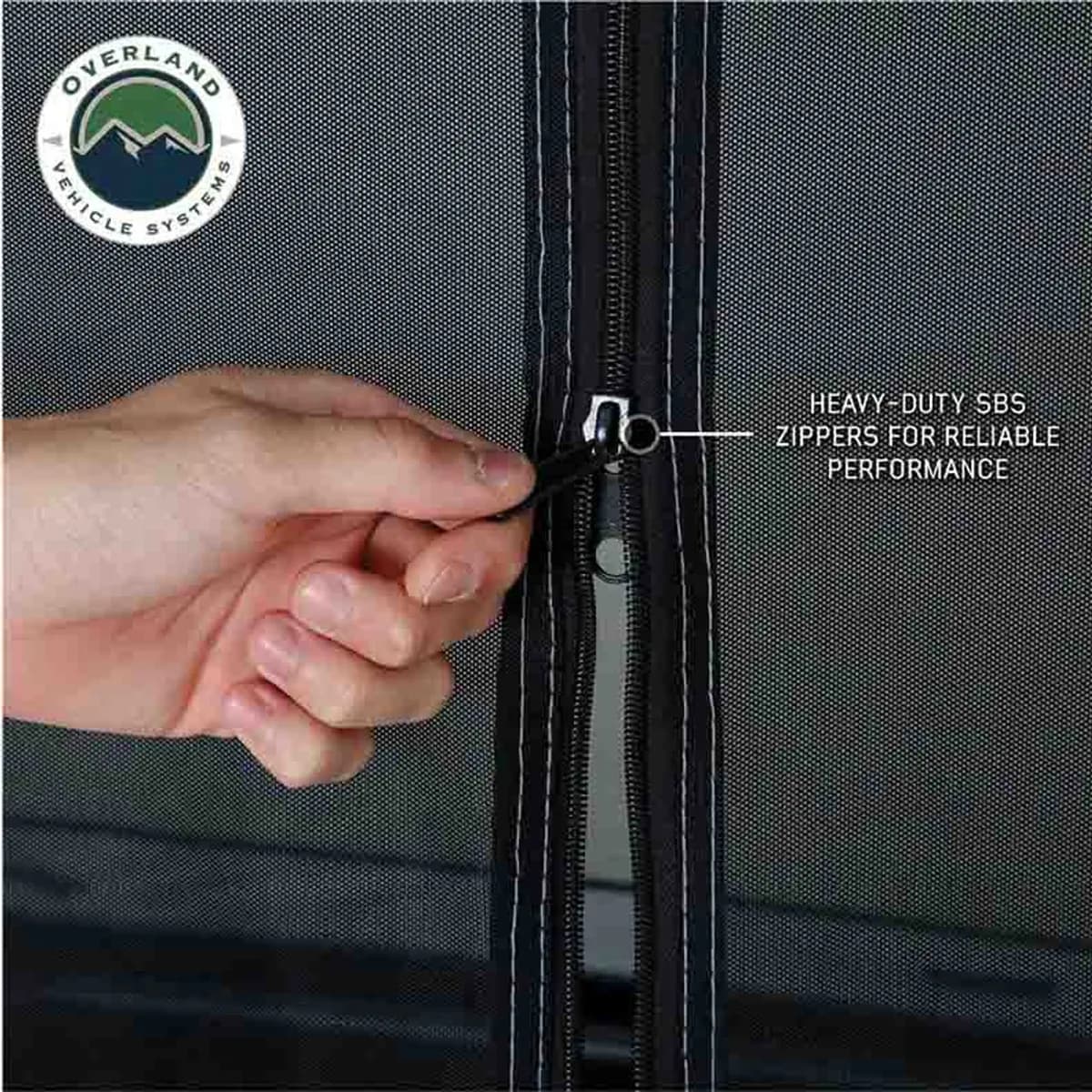 LD P.S.T. - Portable Safari Ground Tent Large, Grey Body and Grey Trim Overland Vehicle Systems